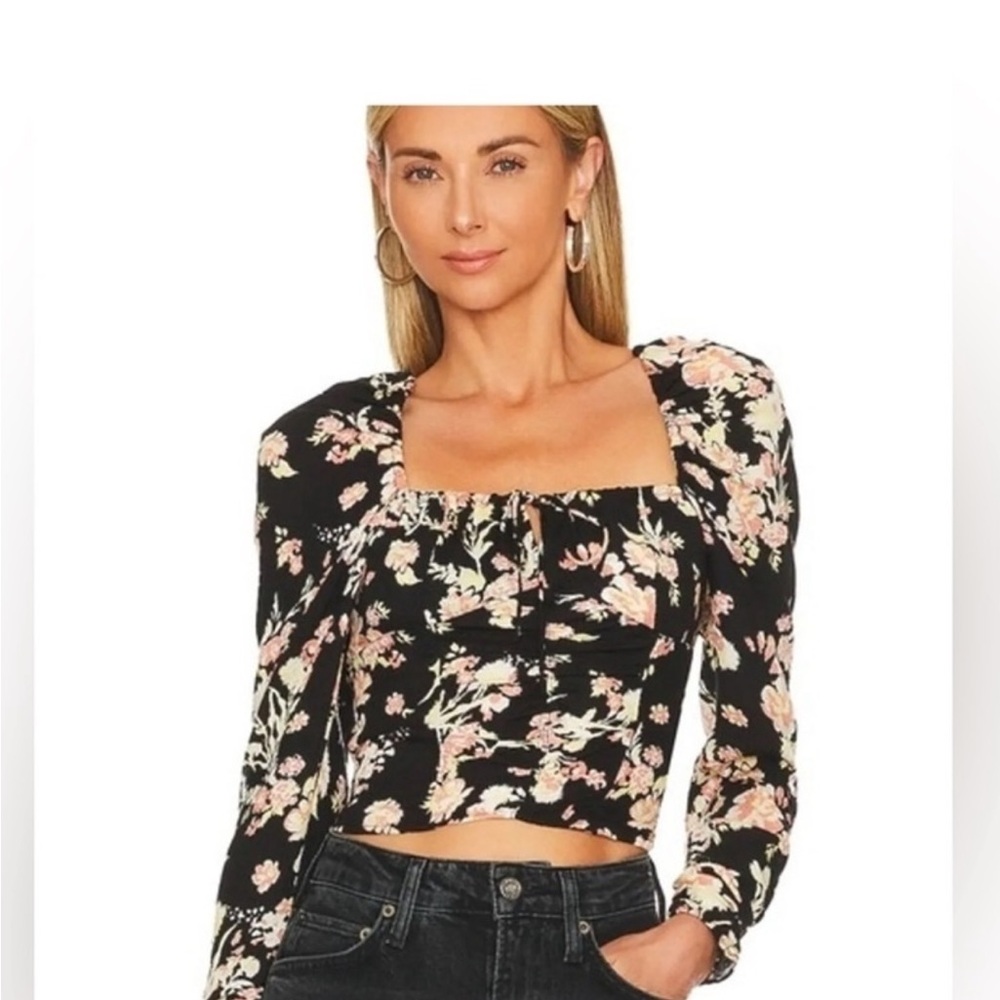 Free People Hilary Printed Top